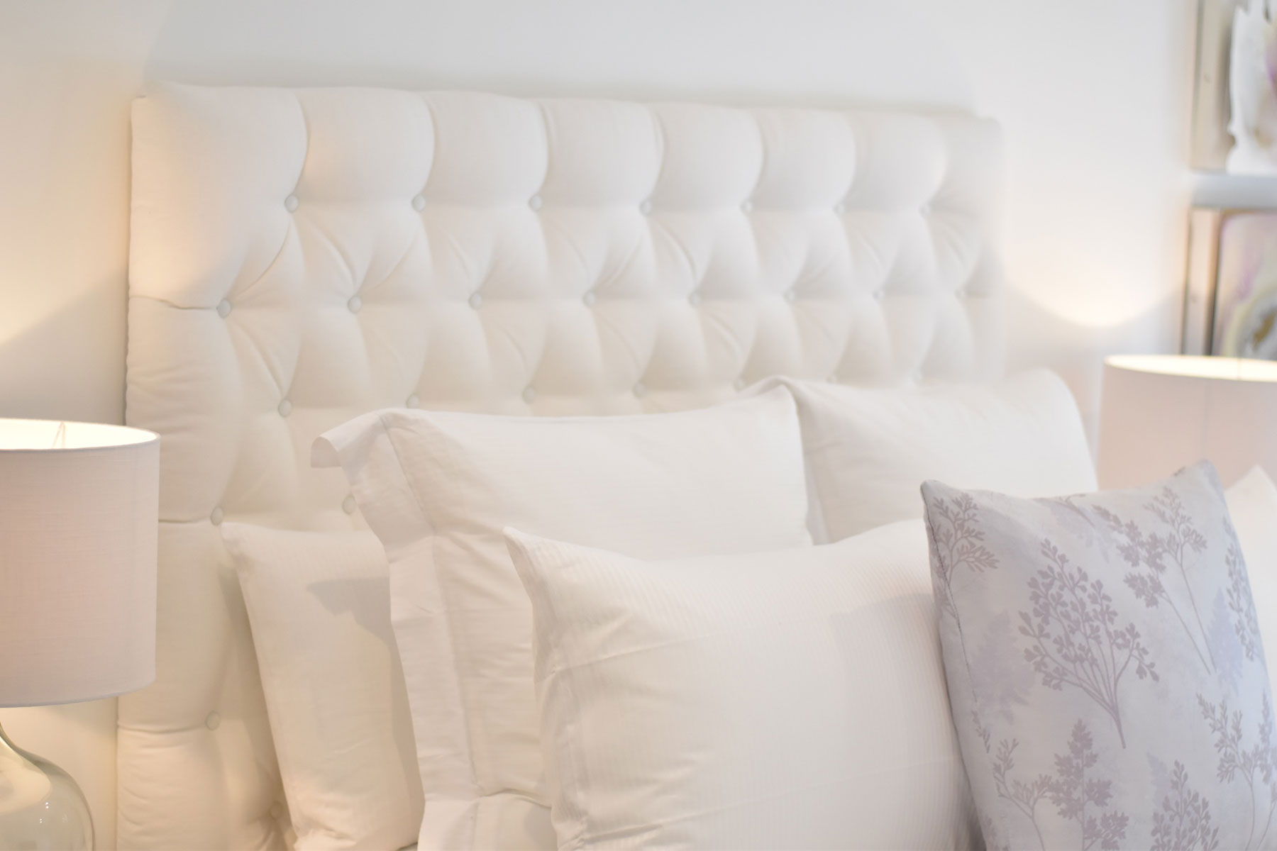 interior design bedhead upholstery