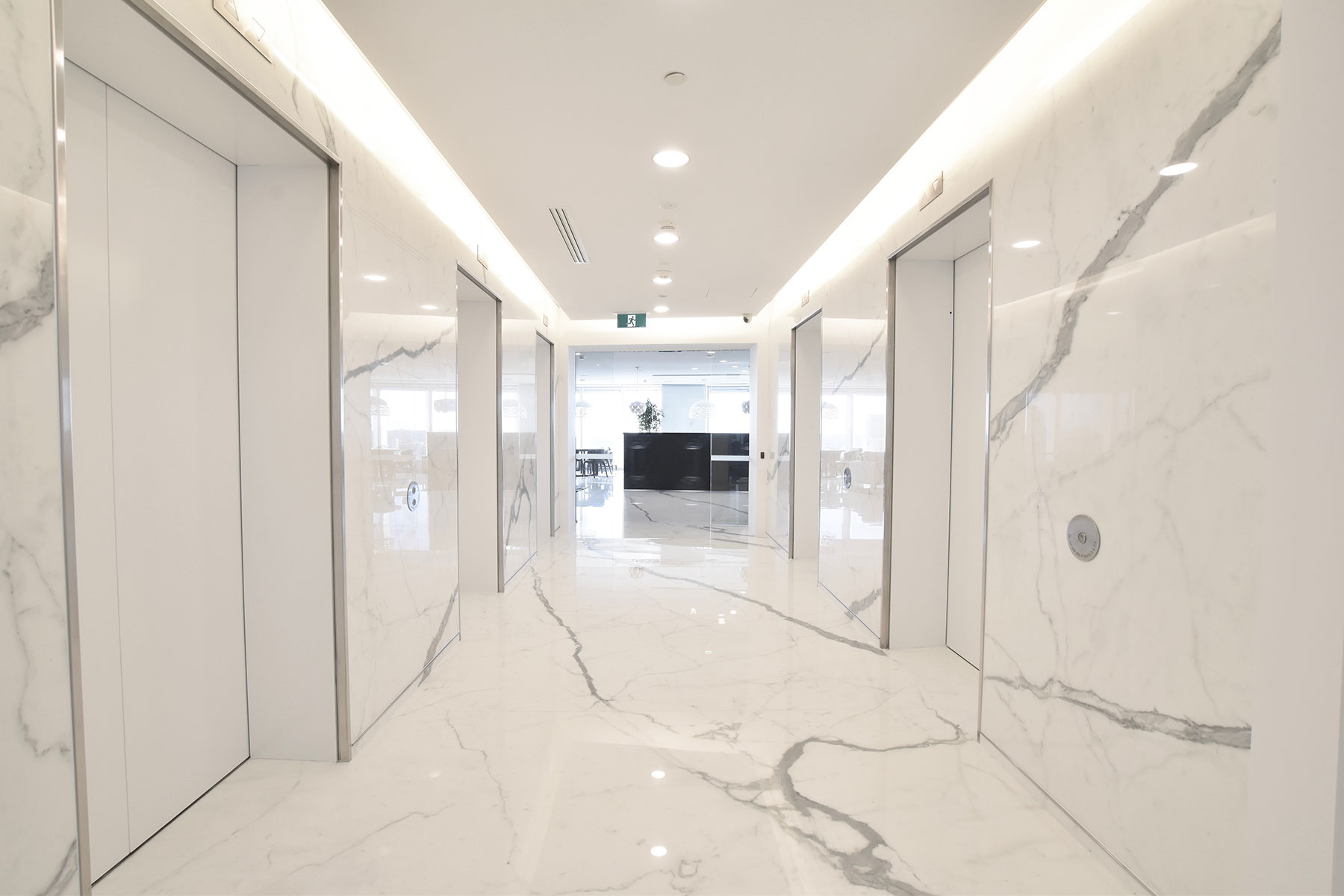 elevator lobby sydney commercial interior designer