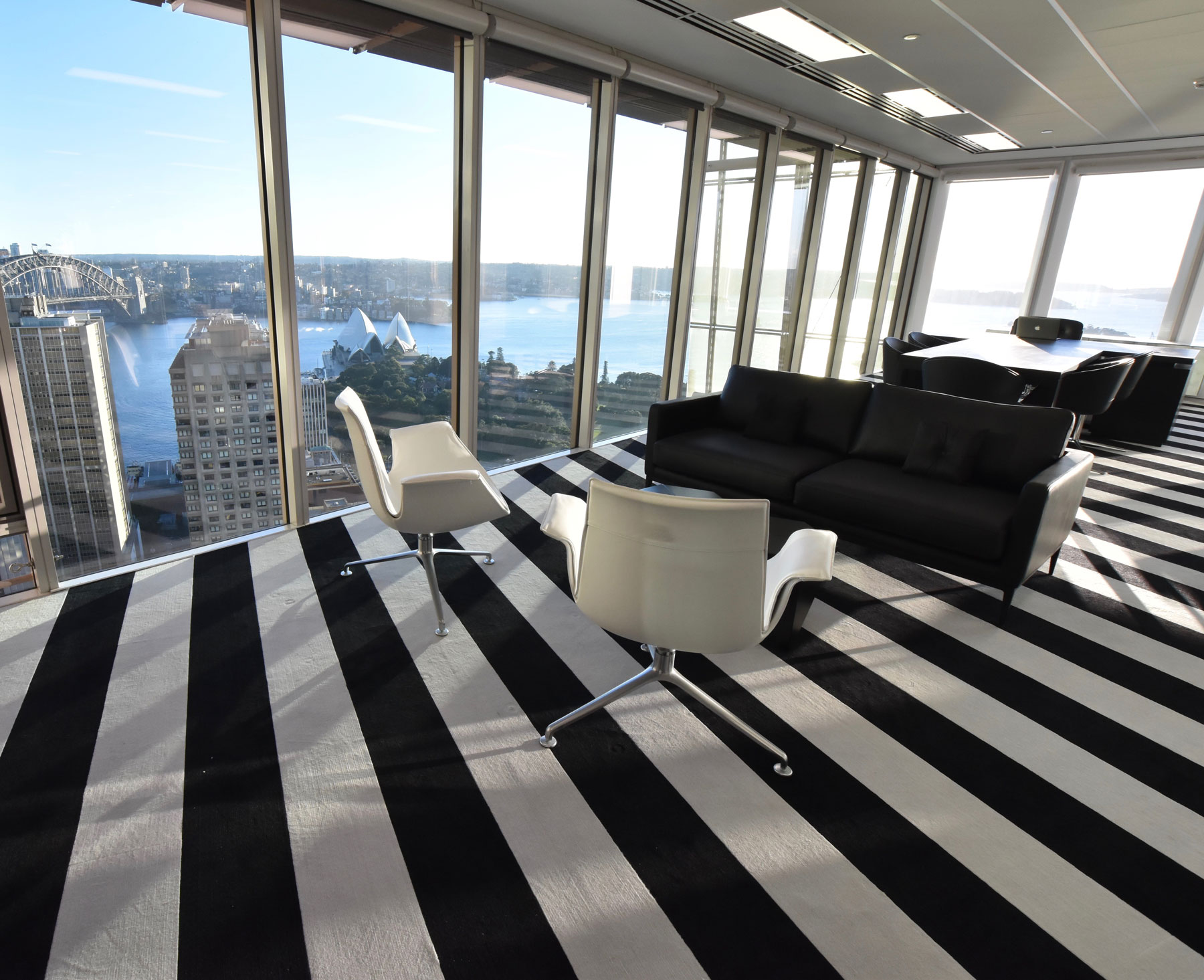 sydney commercial interior design office fit out godfrey hirst CEO office