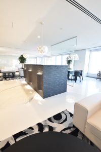 sydney commercial interior design concierge lounge